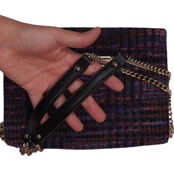 Kate Spade Emerson Place Lenia Tweed, Burgundy Multi Shoulder Bag/Crossbody - Picture 5 of 7